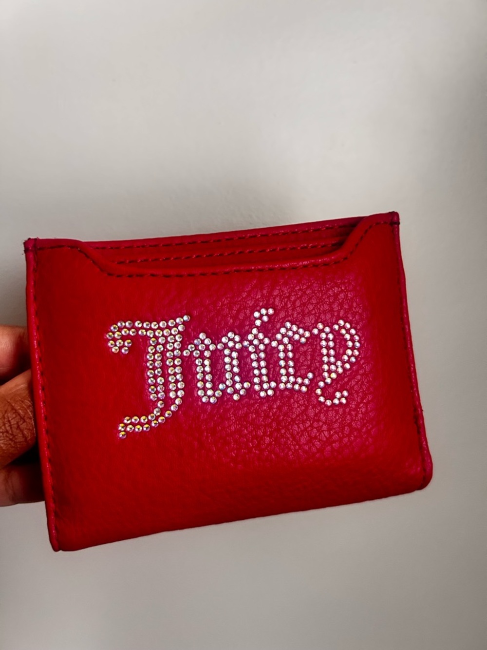 Juicy Couture Red Crystal 'Juicy' Wallet
